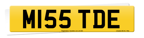 Registration number M155 TDE